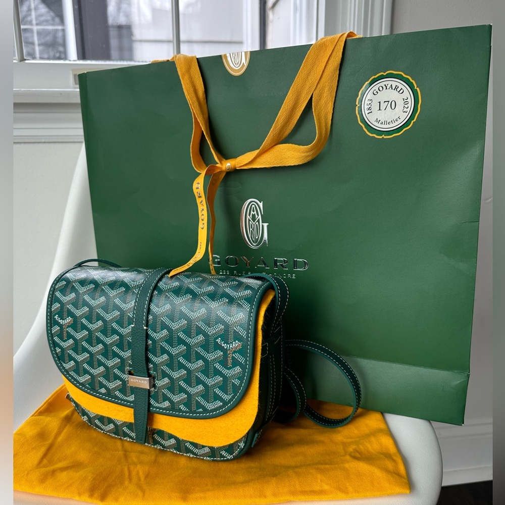 100% Authentic GOYARD
New Goyardine Belvedere II PM Green